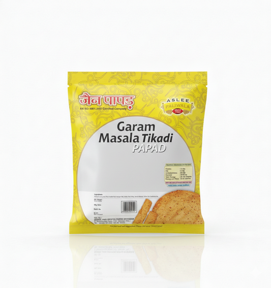 Shree Jain Udhyog Garam Masala Tikadi Papad ,400g